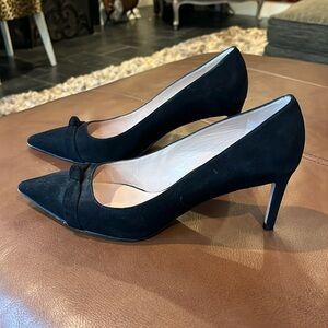 Stuart Weitzman velvet pumps black size 7